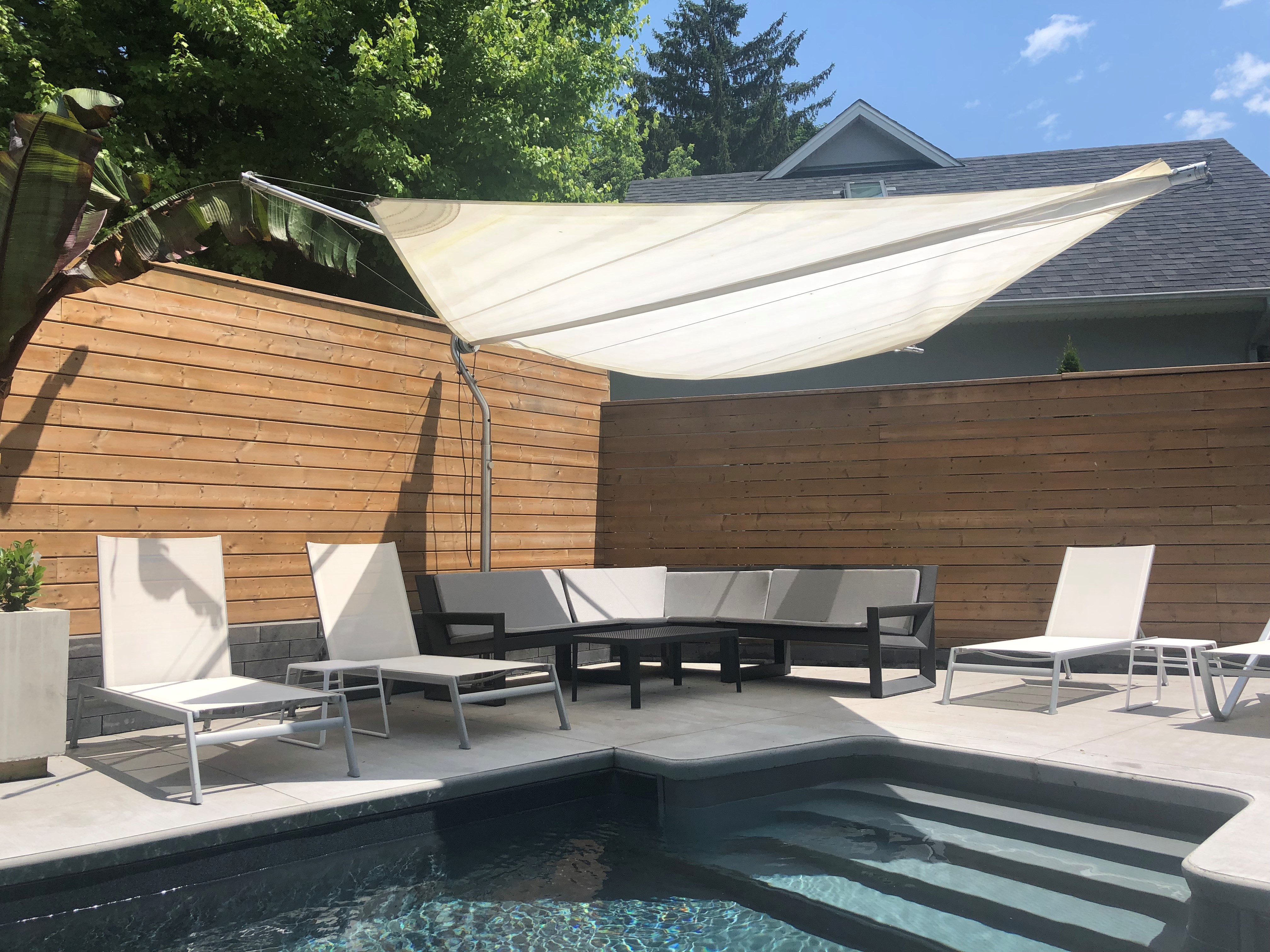 Water-resistant sun sails perfect for every outdoor space